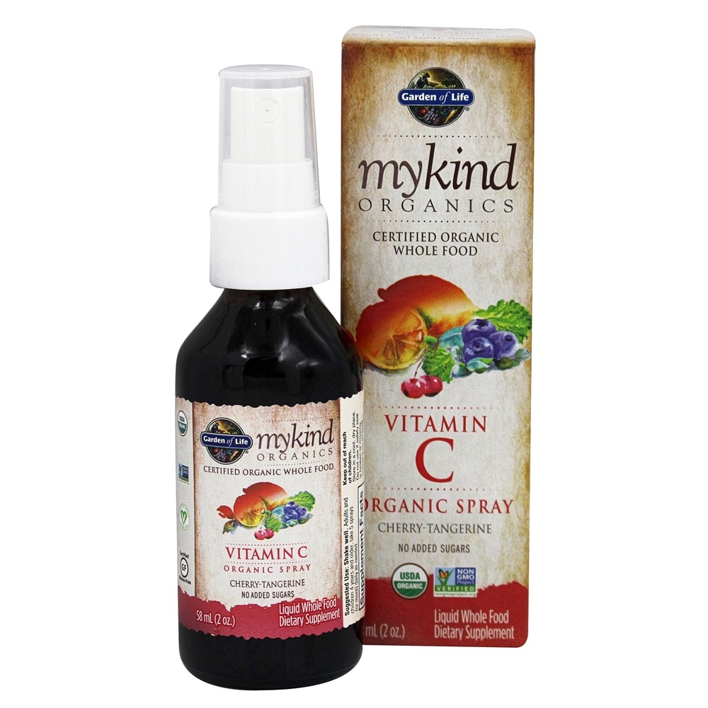 Garden Of Life Mykind Organics Vitamin C Spray Cherry Tangerine 2