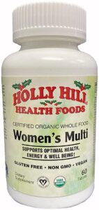 Holly Hill Health Foods Certified Organic Whole Food Women’s Multi, 60 Tablets